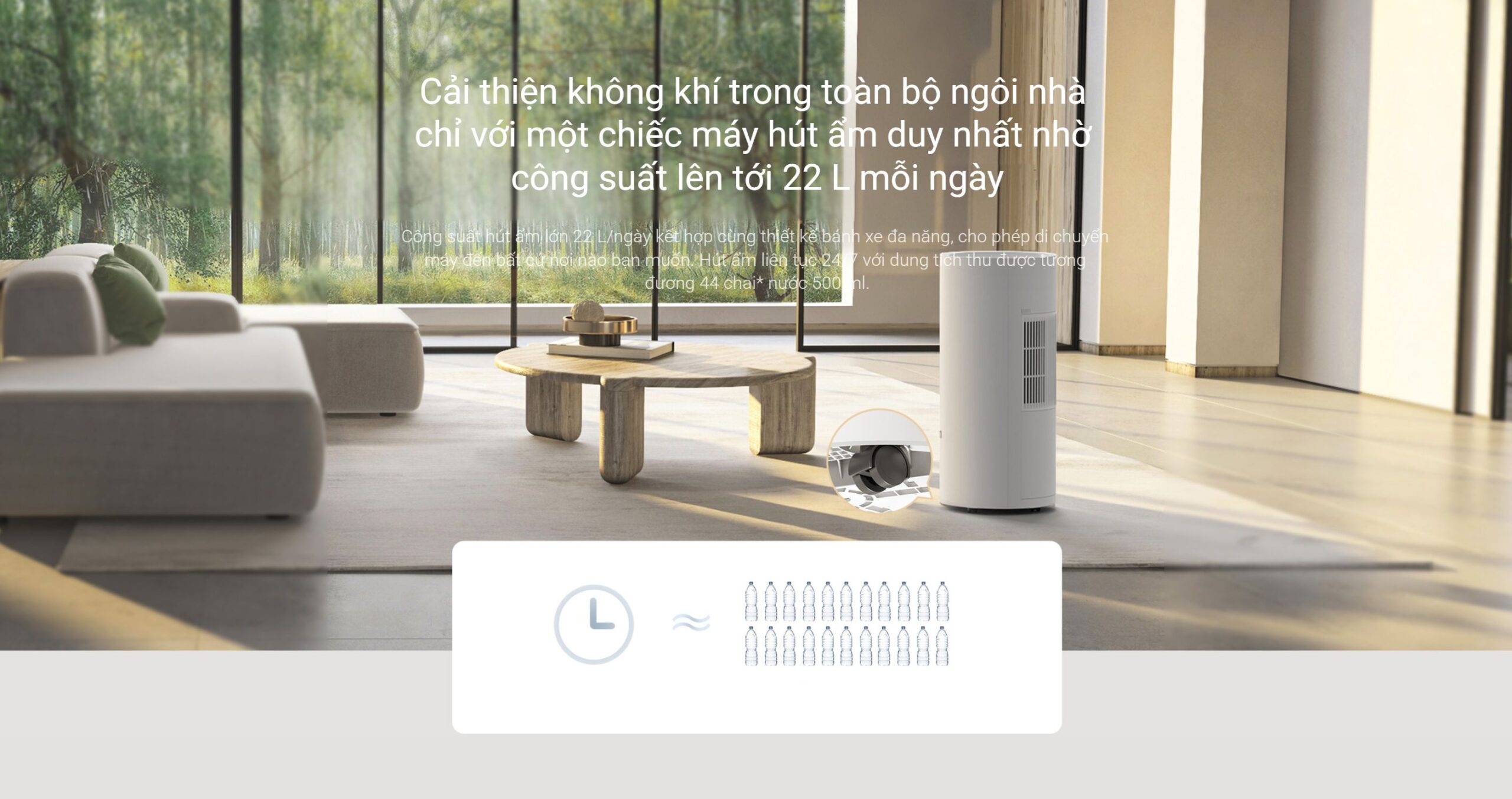 Máy hút ẩm thông minh Mijia