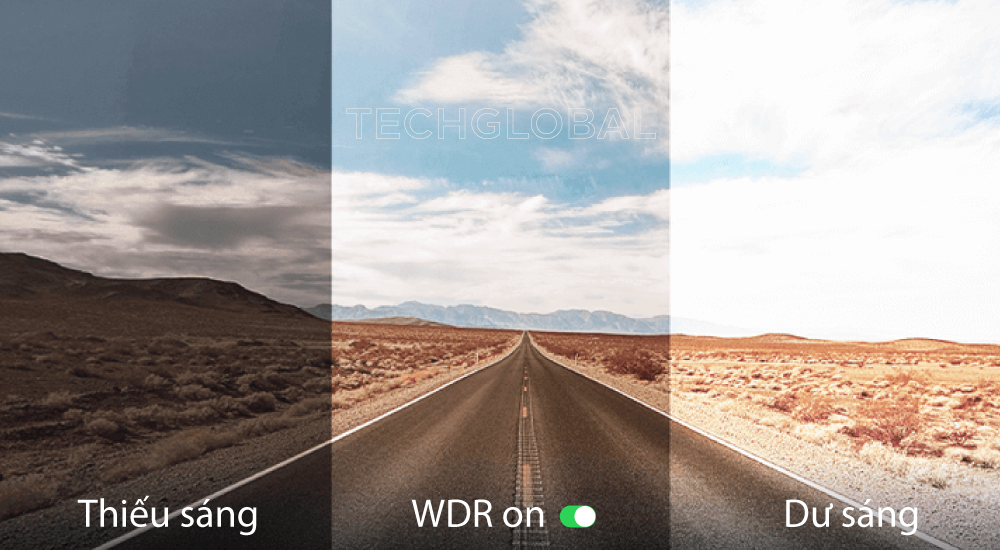 Camera hành trình 70mai Lite tích hợp công nghệ WDR