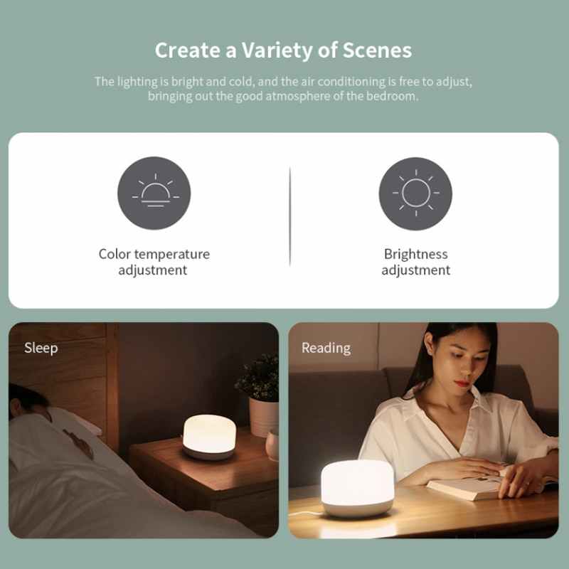 Đèn bàn Yeelight LED Bedside Lamp D2 RGB 15 yeelight bedside lamp d2 en 13