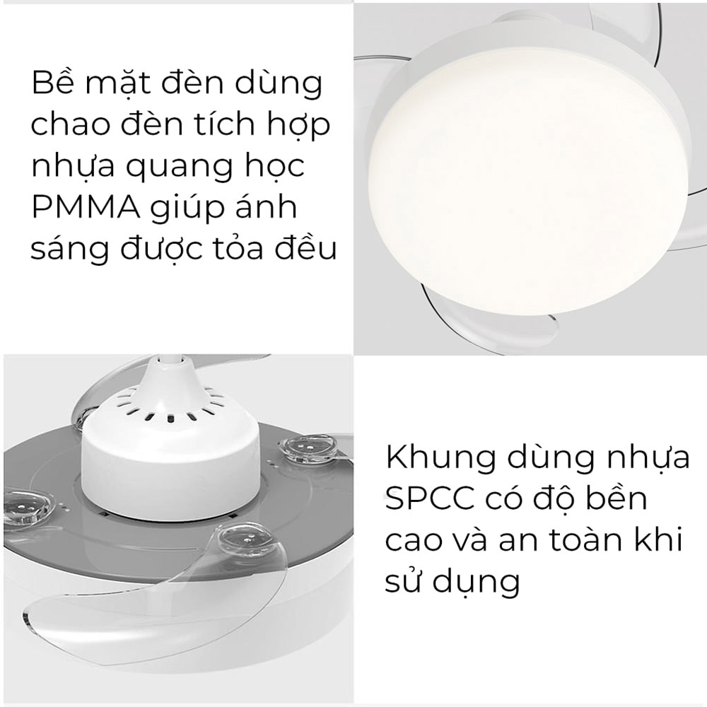 Đèn quạt trần thông minh Yeelight C1060 - DC Inverter - Smart HomeKit