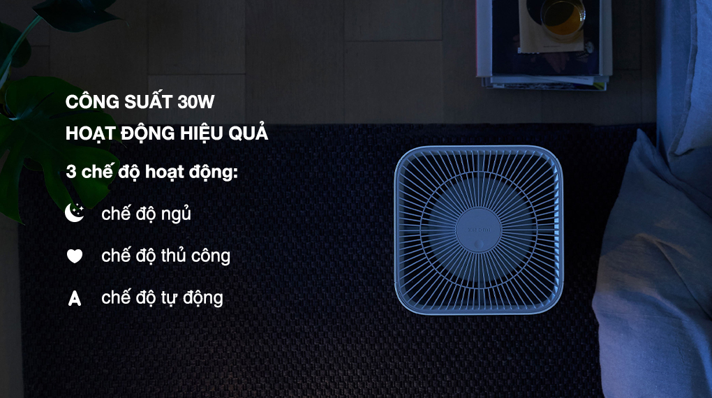 Máy lọc không khí Xiaomi Smart Air Purifier 4 - Công suất  Máy lọc không khí Xiaomi Smart Air Purifier 4 - Công suất