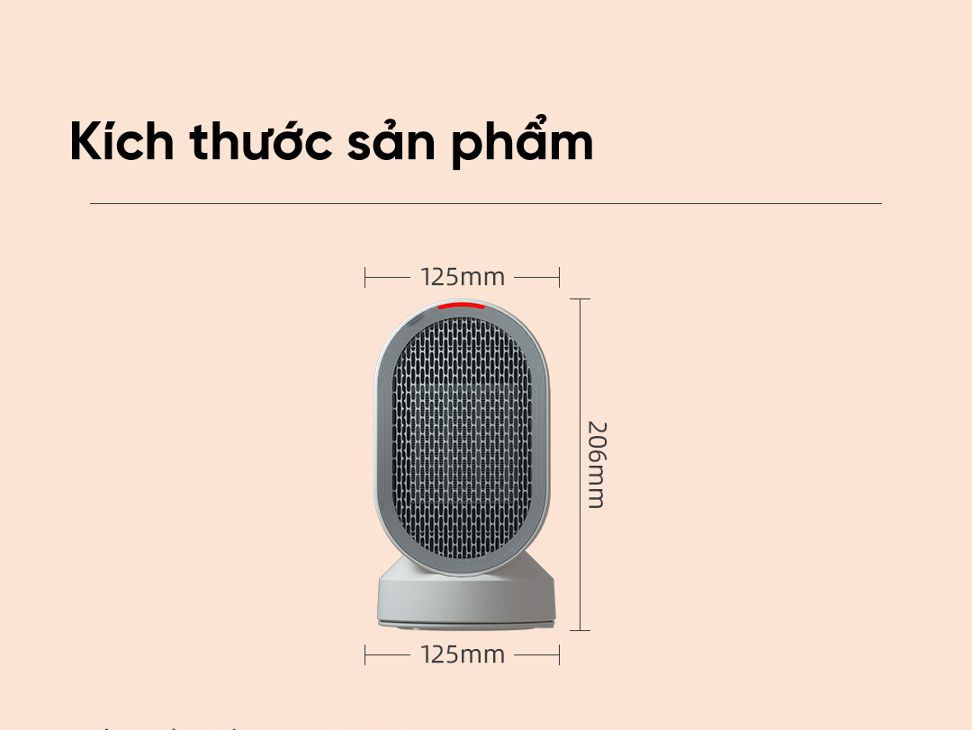 Quạt sưởi mini DOUHE DH-QN04