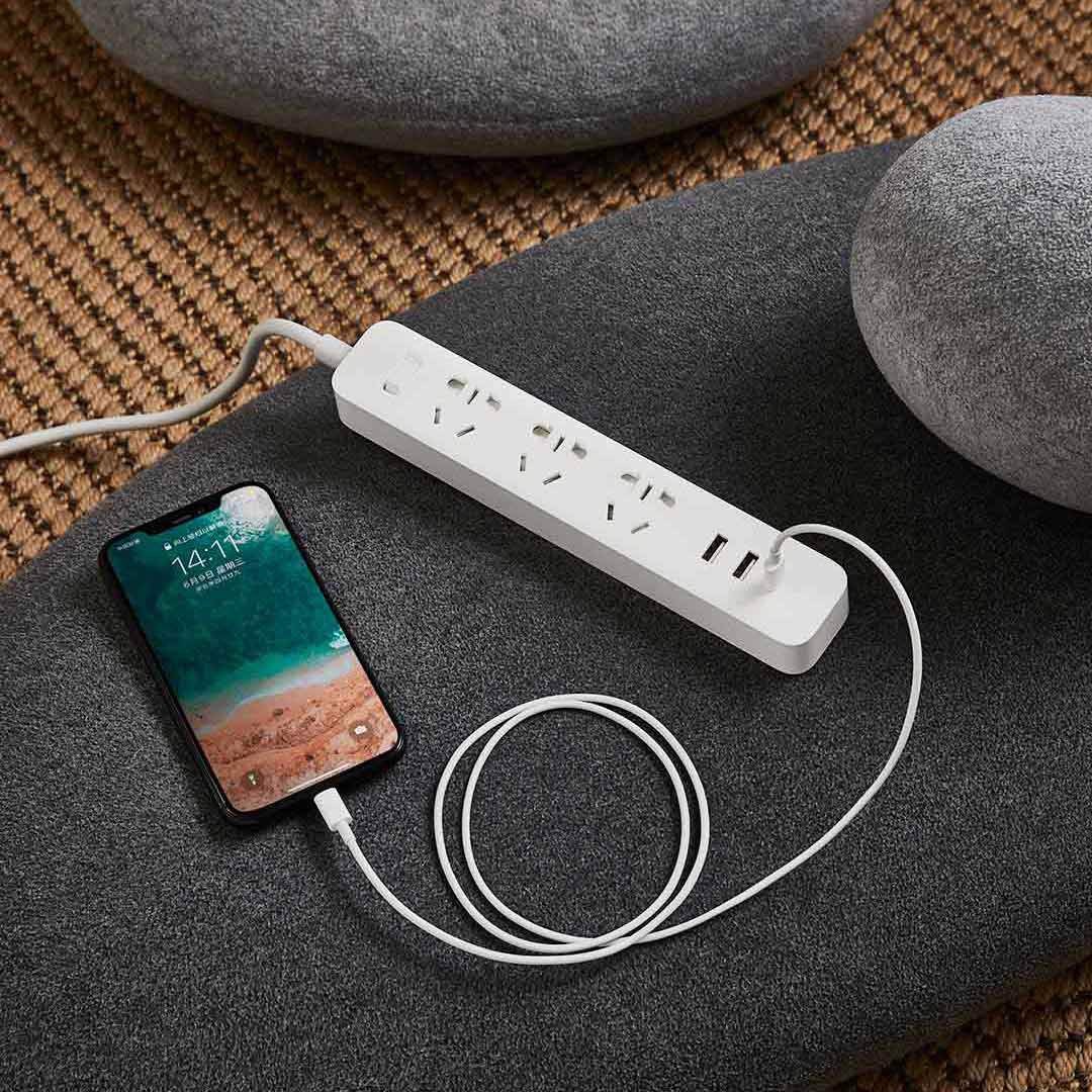 Ổ cắm điện Xiaomi kèm cổng sạc USB 20W 2A1C