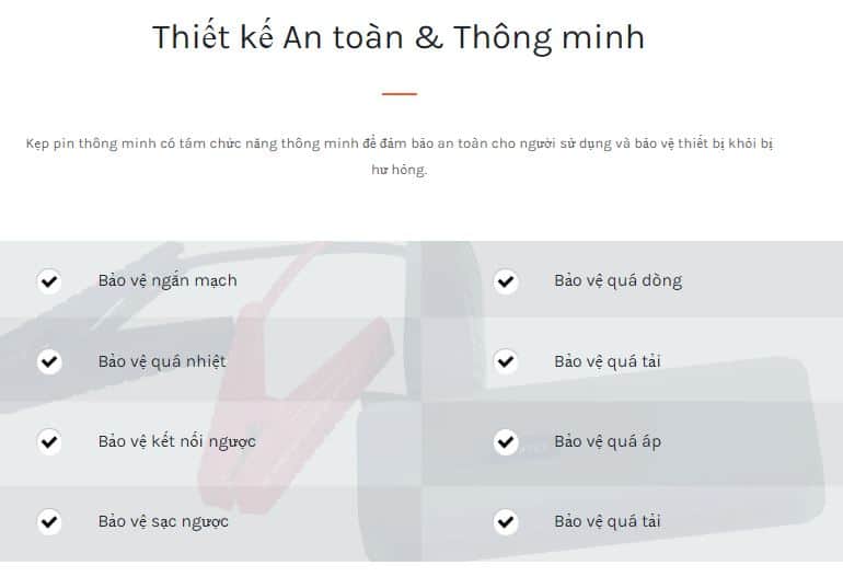 thiết kế an toàn, thông minh