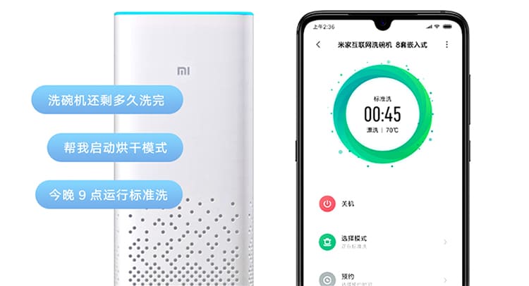 máy rửa chén bát tự động Xiaomi Mijia 8 bộ hỗ trợ điều khiển thông minh