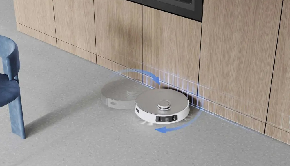 T20 OMNI có thể làm sạch sâu góc tường hiệu quả