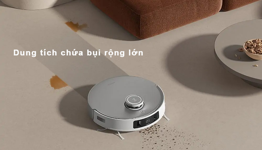 obot Hút Bụi Lau Nhà T20 OMNI sở hữu ngăn đựng rác có dung tích lớn