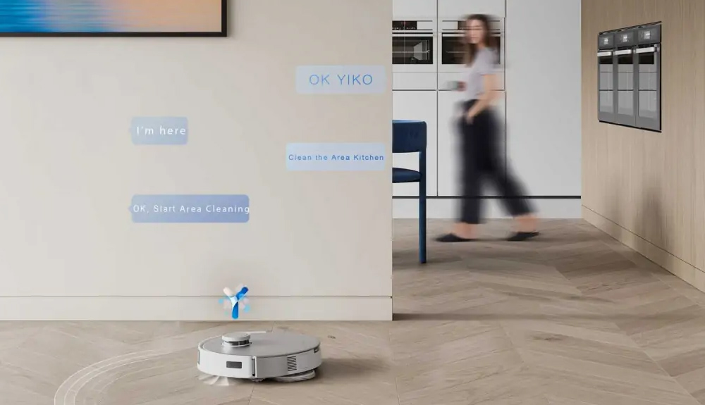 Trợ lý ảo Yiko của Robot Hút Bụi Lau Nhà Ecovacs Deebot T20 OMNI