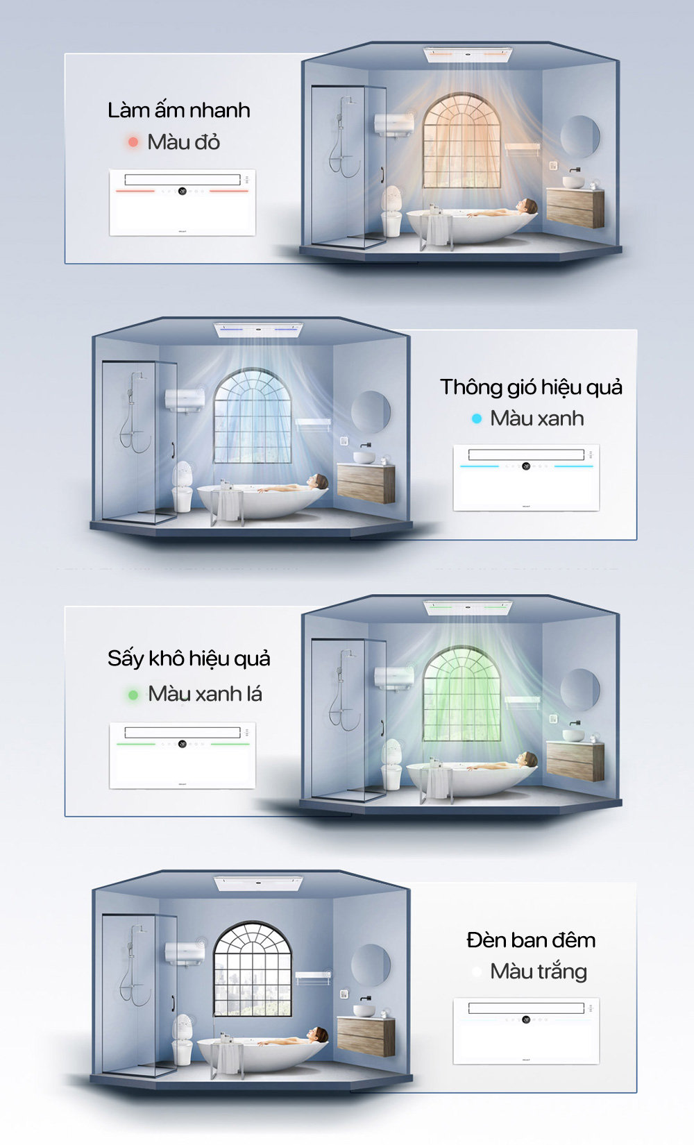 Đèn sưởi nhà tắm Yeelight S21