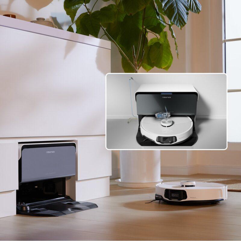 Roborock S8 Max Ultra có hệ thống nạp lại và xả nước