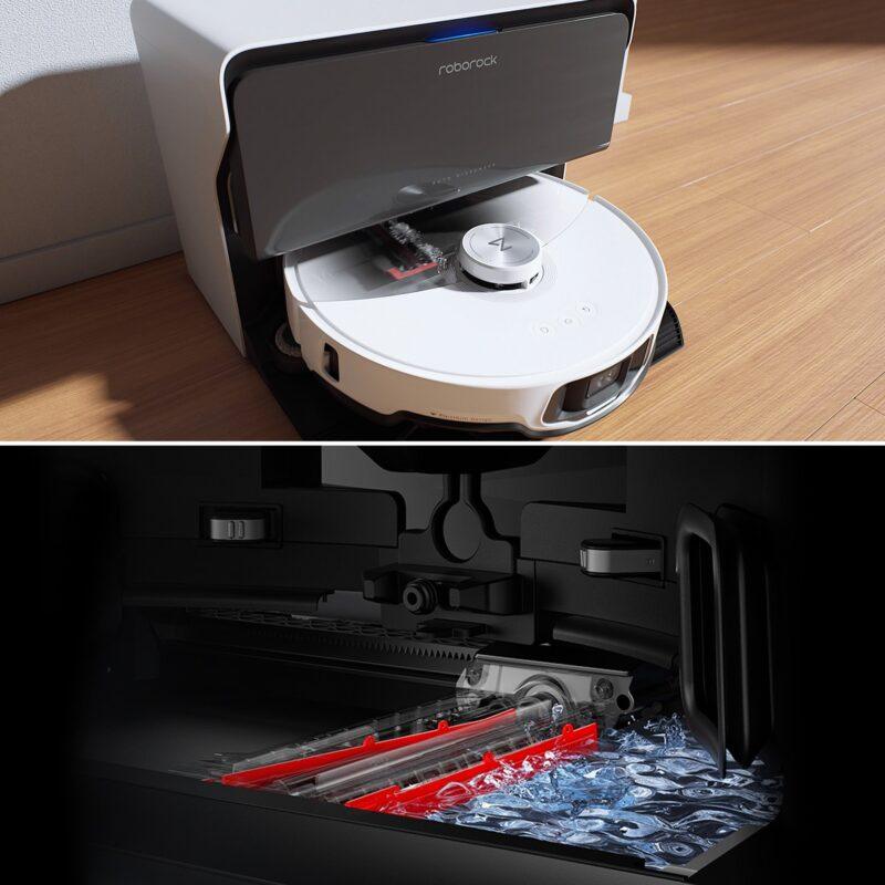 Roborock S8 Max Ultra có hệ thống nạp lại và xả nước